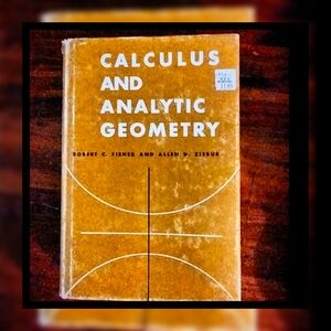 🧮 Vintage Calculus and Analytic Geometry Textbook Hardcover 🧮